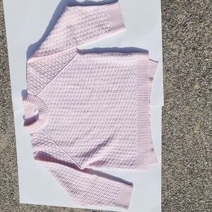 Molli Light Pink Sweater Made In Italy Small
